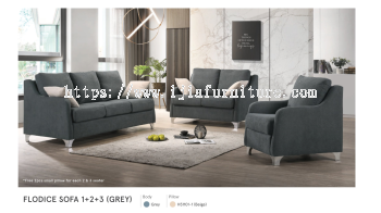 Flodice Sofa 1+2+3 (Grey)