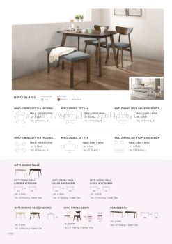 Dining Furniture Set - Hino Series