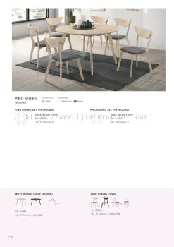 Dining Furniture Set - Pino Series (Round)