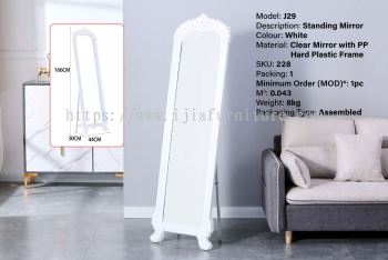Standing Mirror - J29 (White)