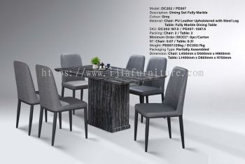 Fully Marble Dining Set - DC202 / PE007