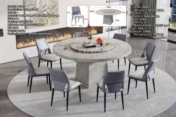 Fully Marble Dining Table - SSL07 | Dining Chair DC291