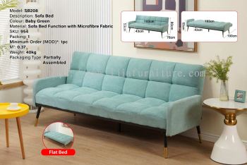 Sofa Bed -  S208 (Baby Green)