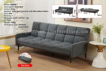 Sofa Bed - SB208 (Grey)