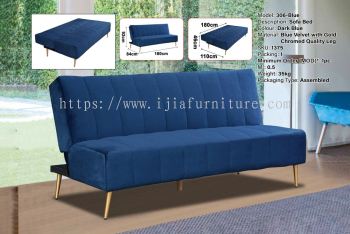 Sofa Bed - 306-Blue (Dark Blue)