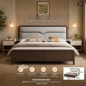 SOLID WOOD BED