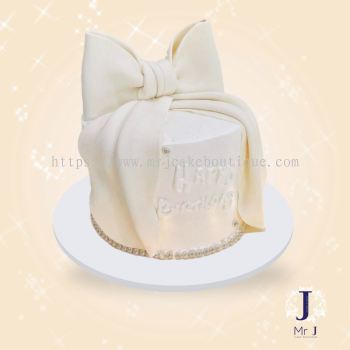 Her Series | White Ribbon | Girls' Favourite | For Her | Birthday Cake