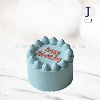 Minimalist style | Azure Sky | For Him | Birthday Cake