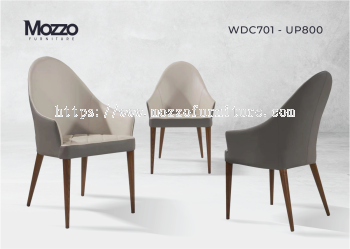 Mozzo WDC701-UP800 Grey Modern Dining Chair