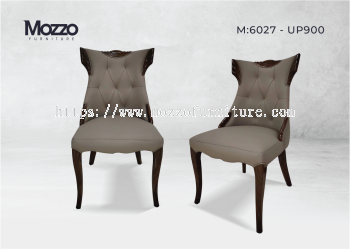 Mozzo M:6027-UP900 Black Luxury Simple European Style Dining Chair