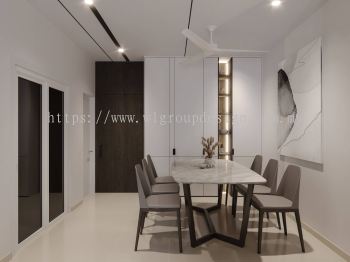 DINING AREA - SILVER - CK 