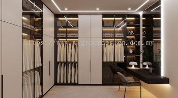 WALK IN CLOSET - GOLD - SC