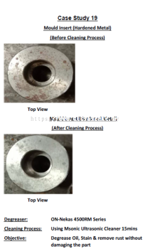 Ultrasonic Cleaning Case Studay 19 - Msonic Ultrasonic Cleaning 15 Mins