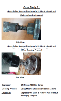 Ultrasonic Cleaning Case Studay 21 - Msonic Ultrasonic Cleaning 15 Mins