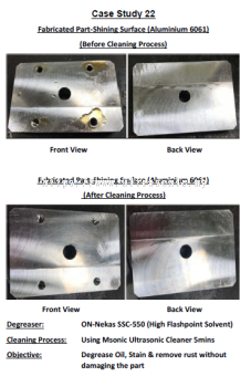 Ultrasonic Cleaning Case Studay 22 - Msonic Ultrasonic Cleaning 15 Mins