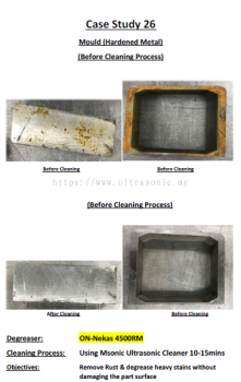 Ultrasonic Cleaning Case Studay 26 - Msonic Ultrasonic Cleaning 10-15 Mins