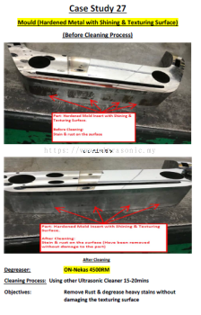 Ultrasonic Cleaning Case Studay 27 - Msonic Ultrasonic Cleaning 15-20 Mins