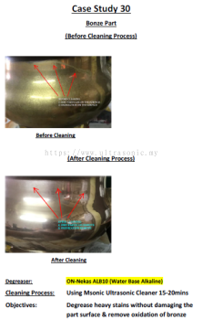 Ultrasonic Cleaning Case Studay 30 - Msonic Ultrasonic Cleaning 15-20 Mins