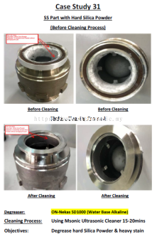 Ultrasonic Cleaning Case Studay 31 - Msonic Ultrasonic Cleaning 15-20 Mins