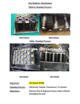 Ultrasonic Cleaning Case Studay 32 - Ultrasonic Tubular Transducer 15-20 Mins