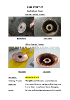 Ultrasonic Cleaning Case Studay 34 - Msonic Ultrasonic Cleaning 10 Mins