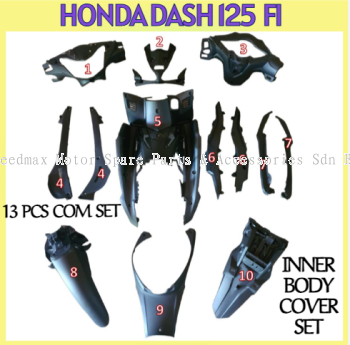 HONDA DASH 125 FI NON COLOUR PARTS INNER COVER SET