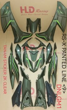 HONDA RSX150 PANTED LINE (9) BODY COVER SET WITH SIAP STICKER TANAM - DNLGM1