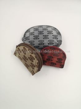 UNIGOLD 3 IN 1 PURSE (S,M,B=1SET) Half Round Pouch ZIP BAG Beg Zip Tiga Dalam Satu Bag Zip Barang Kemas