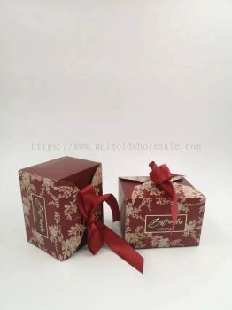 Paper Gift Box (With Ribbon)Birthday Box Party Supplies Company Door Gift  Christmas party Kotak Hadiah