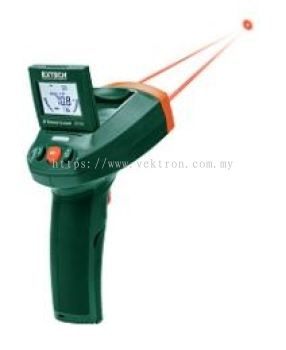 Extech IRT500: Dual Laser IR Thermal Scanner with Adjustable Display