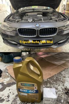 BMW F320I Ravenol VMO5W-40 Engine Oil Oil Filter Original 