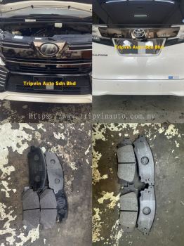 Toyota Vellfire Front Brake Pad And Rear Brake Pad ( Special Diagnosis System)