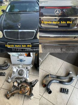 Mercedes Benz W211 E240 Water Pump , Water Pump Hose , Lower Hose 