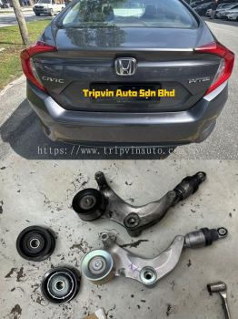 Honda Civic TEA Fan Belt Tensioner, Idler Bearing 