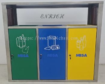 Stainless Steel Recycle Bin 12