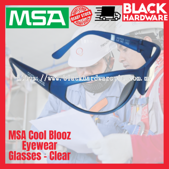 MSA Cool Blooz Eyewear Glasses - Clear