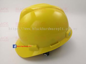 MSA Full V Gard Brim Safety Helmet Industrial Comfort Hat Head Anti Impact Protection Ratchet Adjust