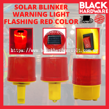 SOLAR BLINKER WARNING LIGHT RED COLOR