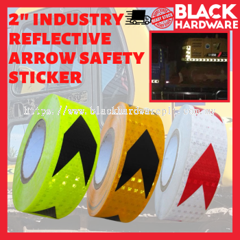 2" INDUSTRY SAFETY REFLECTIVE ARROW STICKER