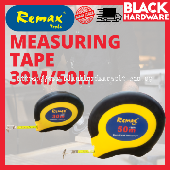 Black Hardware REMAX Tools Measure Tape Measurement Measuring Tape Ukur Tali Tape Pengukur Alat Pita Ukur 尺 拉尺 卷尺 Ruler