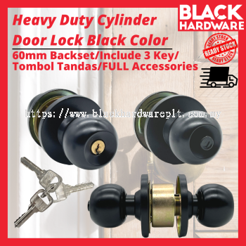 H/D WC Toilet Cylinder Door Lock Full Set