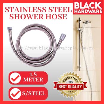 Black Hardware Bidet Hose High Pressure Stainless Steel Shower Hose Pipe Toilet Steel Water Heater Flexible Hose Pipe 