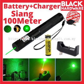 Black Hardware Green Laser Pointer Rechargeable Laser Pen Pointer Pen  Laser Hijau Jarak Jauh Laser Light 3{F Measure