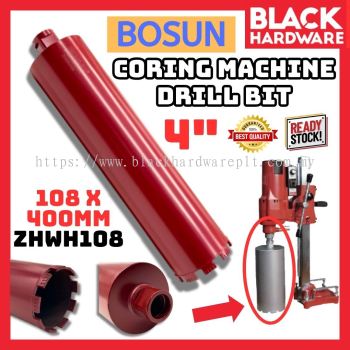 Black Hardware BOSUN Coring Machine Bit Drill Concrete Drill Coring Drill Bit Masonry Stone Mata Drill Simen Batu Diamon