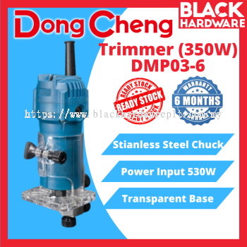 Black Hardware Dong Cheng Electric Trimmer Wood Router Woodworking Slotting Carving Machine Tools dmp03-6 Mesin Propil