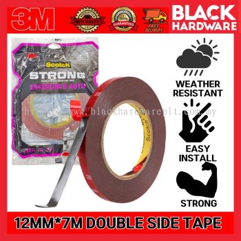 Black Hardware 3M Double Sided Tape Heavy Duty ˫潺 Foam Tape Double Tape Super Strong Kuat Mounting Tape Pita Pelekat Du