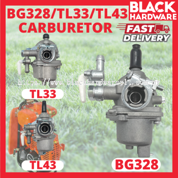 Black Hardware Bg328 Karburetor Kaburetor Carburetor Mesin Rumput Grass Cutter Parts Lawn Mower Carburetor Cable 割草机