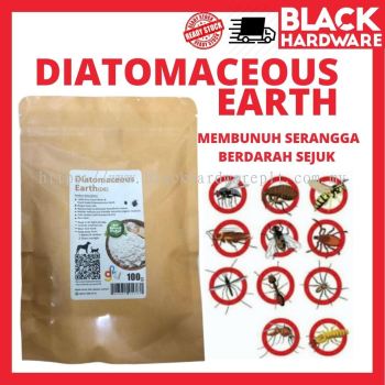 BLACK HARDWARE Mosquito Repellant Racun Anai-Anai Ubat Kutu Cockroach Killer Racun Semut Berkesan Racun Serangga Tanaman Pest Killer Diatomaceous Earth Ant Killer Powder Pest Control Racun Serangga