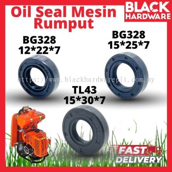 Black Hardware Oil Seal Mesin Rumput Accessories Bg328 Brush Cutter Spare Part Barang Mesin Rumput Accessories Grass Cut