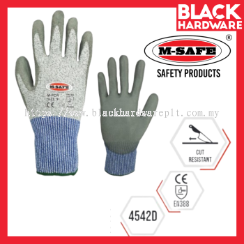 Black Hardware M-SAFE M-PCR Cut Resistant Gloves | DOSH SIRIM Certified | Melaka PPE